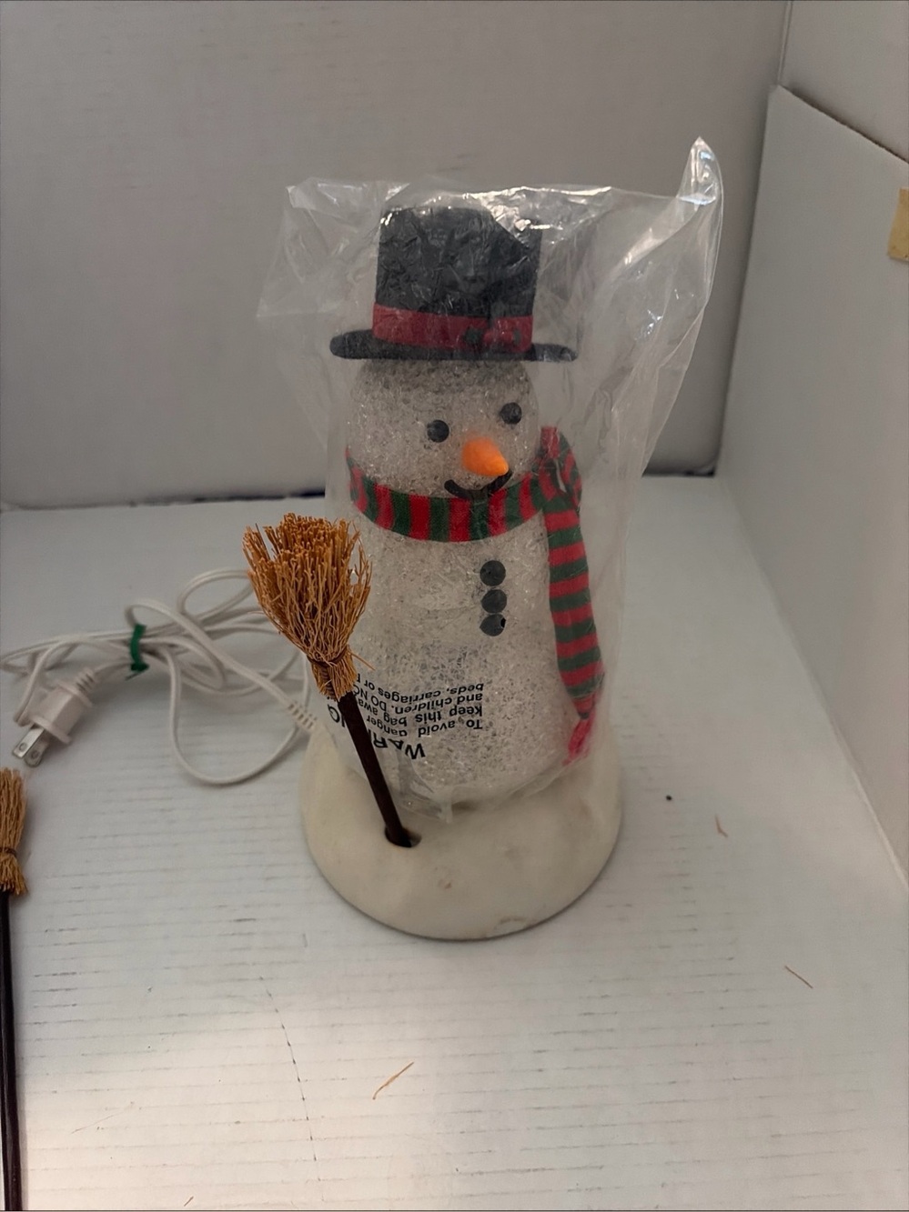 Vintage Hallmark snowman light up